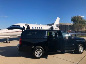 limo service for private jets at Illinois airports