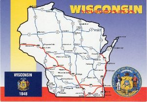 Wisconsin map