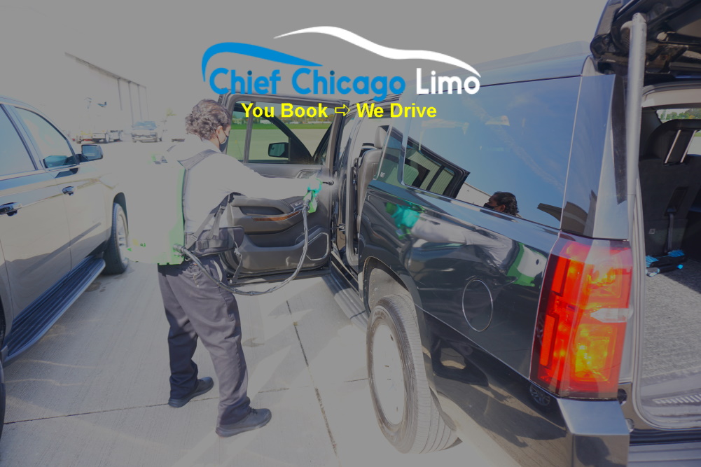 covid19 disinfection for free limo service chicago