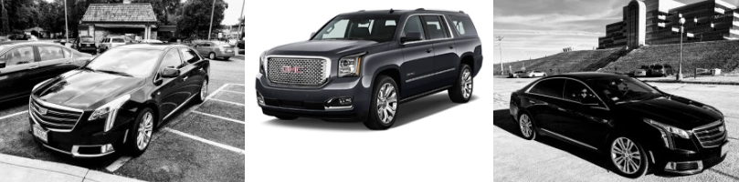 Evanston Limo Service black vehicles