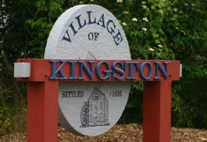 Signage of Village of Kingston for Kingston limo service